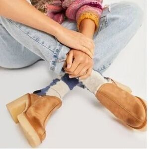 Free People James Cozy Mule Tan